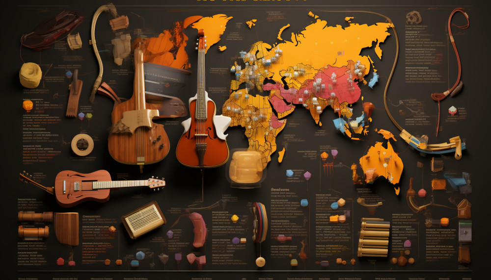 Les trois instruments de musique les plus utilisés au monde